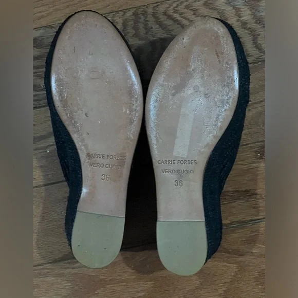 Carrie Forbes Karim Woven Raffia Wedge Slide - Picture 7 of 8